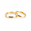 Argollas de Matrimonio Oro18k Media Caña 3mm/3gr