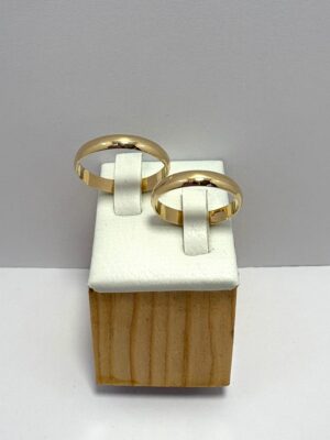 Argollas de Matrimonio Oro 18k 3,8mm/6gr