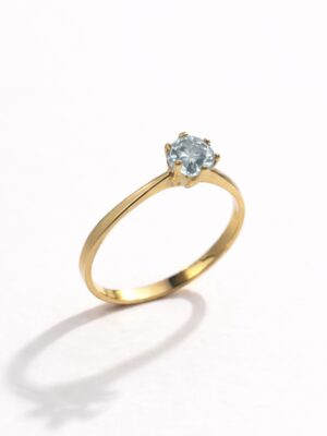 22807c3c-6082-44e9-97b7-72013ad0d7f0-3 Anillo Solitario Agua Marina 6 grifas Oro 18k