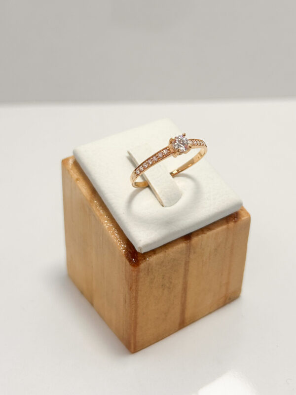 Anillo Cintillo Princesa Oro 18k 4mm