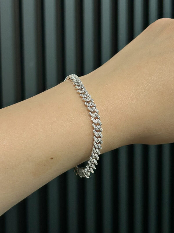 Pulsera Cubana Silver VVS1