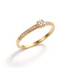 Anillo Cintillo Princesa Oro 18k 4mm