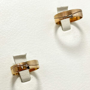 Argollas de matrimonio Oro 18k 8gr Circón