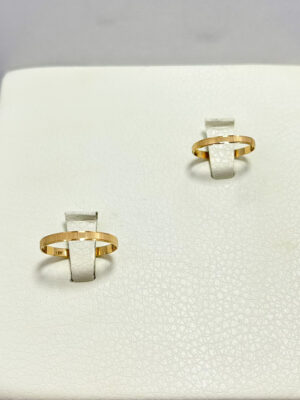 Anillos ilusiones de oro 18k 2mm/2gr, Mil rayas